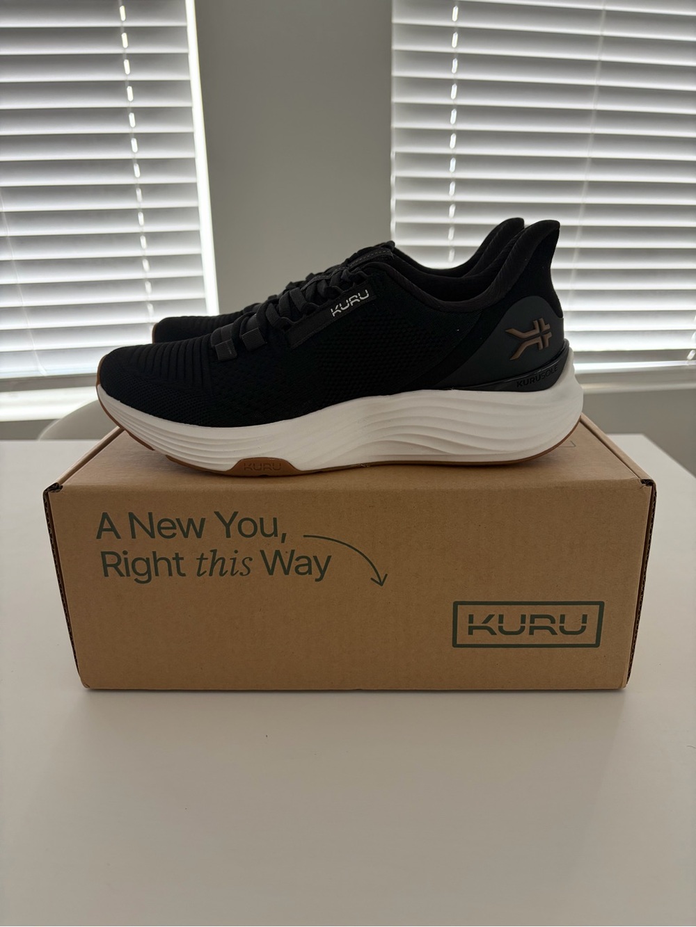 *Brand New* Kuru ATOM 2 JetBlack-DesertTan Size 9